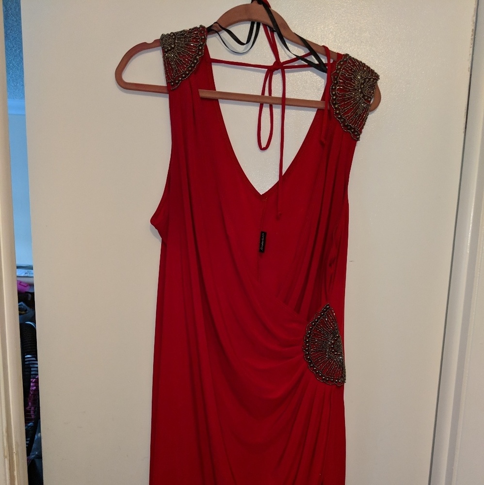 Red dress